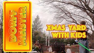 Xmas Yard with Kids, Acro FPV (2025-12-25, Quasit, 4k50)