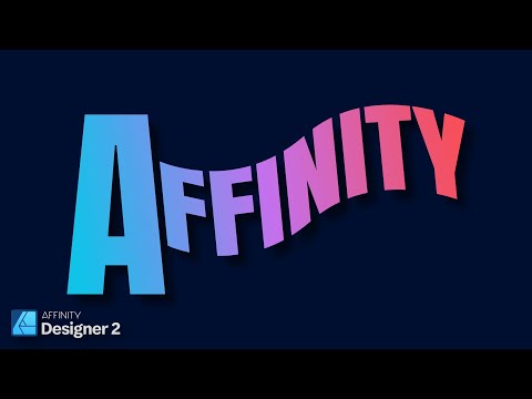 Affinity Designer 2 Wavy Text Effect