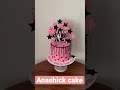 Black pink cake