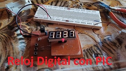 Reloj Digital con PIC 16F84A [Electronica]