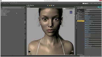 Create a realistic portrait in Daz Studio 05: environment light