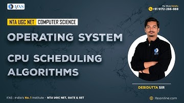 CPU Scheduling Algorithm in Operating System | Computer science | NTA UGC NET | IFAS