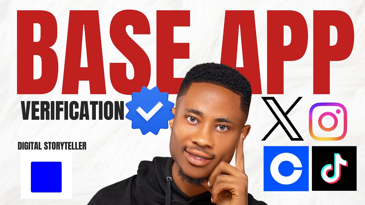 How To Verify your Base App by Connecting Your Socials (Twitter, Instagram, tiktok  & Coinbase).