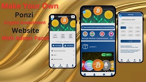 Make Your Own Crypto Investment Website