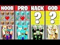 Minecraft Battle: FAMILY CRAFTING CHALLENGE - NOOB vs PRO vs HACKER vs GOD Minecraft Animation