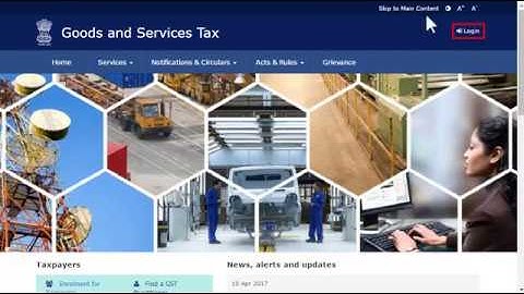 GSTN Official Guide for Logging onto the GST Portal as Existing User