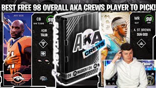 THE BEST FREE 98 OVERALL AKA CREWS CHAMPION TO PICK IN MADDEN 24! by Zirksee 7,453 views 2 days ago 8 minutes, 15 seconds