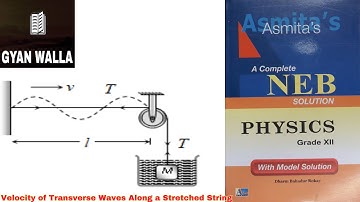 Velocity of Transverse Waves Along a Stretched String -Class 12