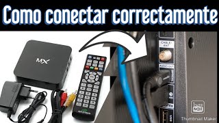 Como Conectar y Configurar la Cajita Smart o TV Box Correctamente