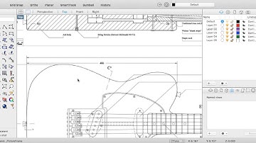 RHINO 5 - Importing image and resizing