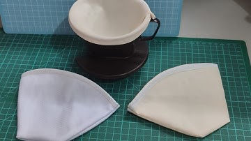 Filtro de café em tecido passo a passo 