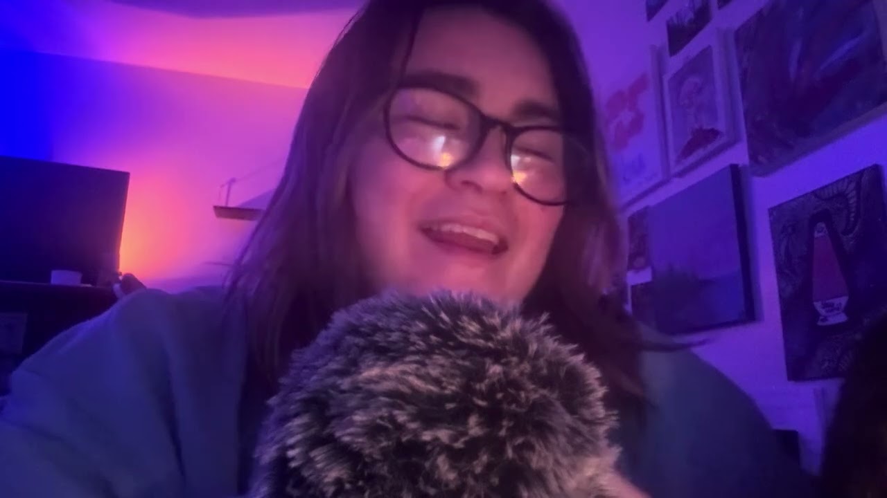 Experimental ASMR: Breathy Mouth Sounds, Eating Dehydrated Strawberries & Mic Brushing