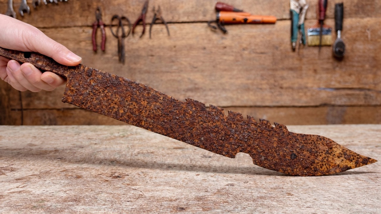 Antique Rusted Sword Restoration | MetalRestoration