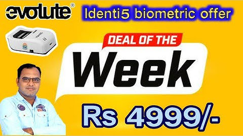 evolute identi5 bluetooth biometric offer Call 7286086712