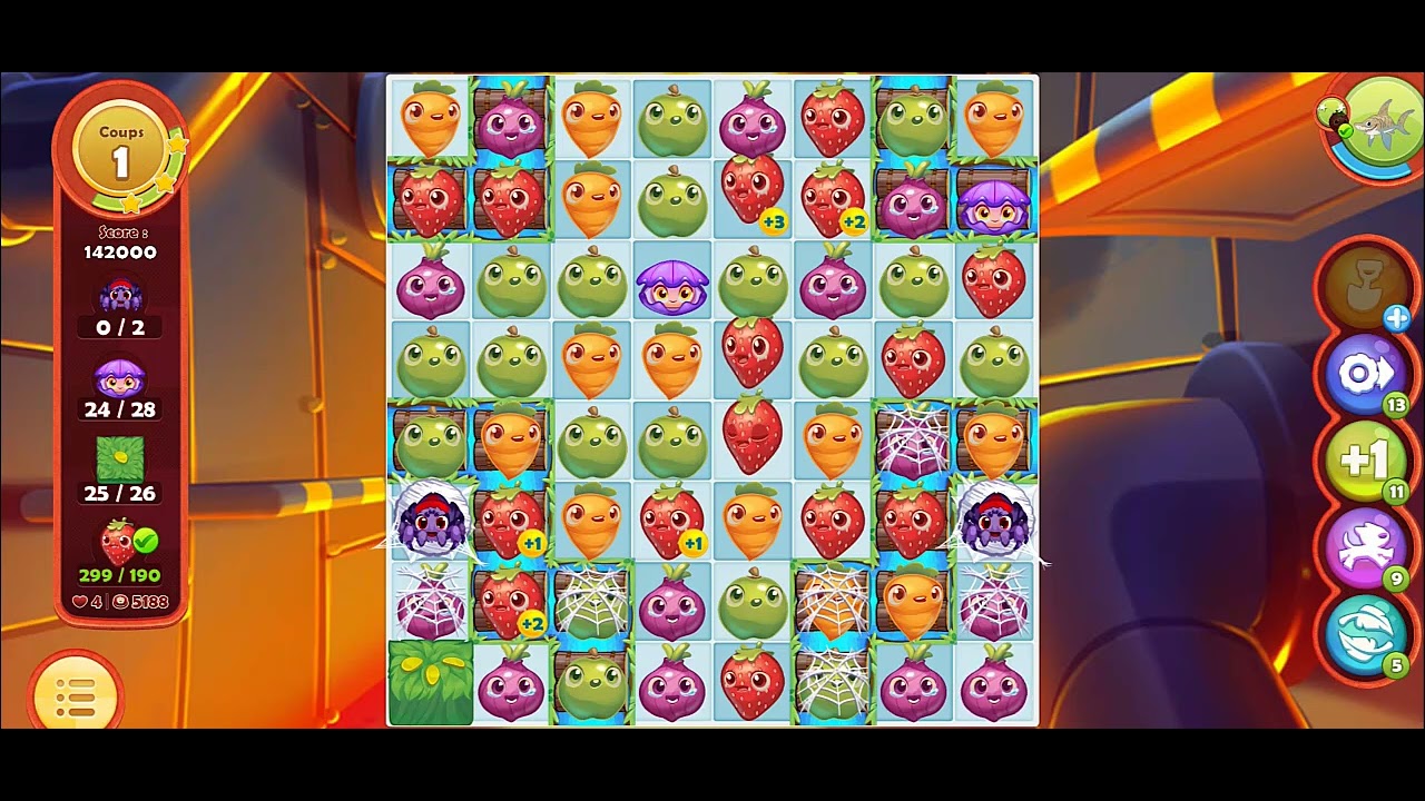 FARM HEROES SAGA LEVEL 5188