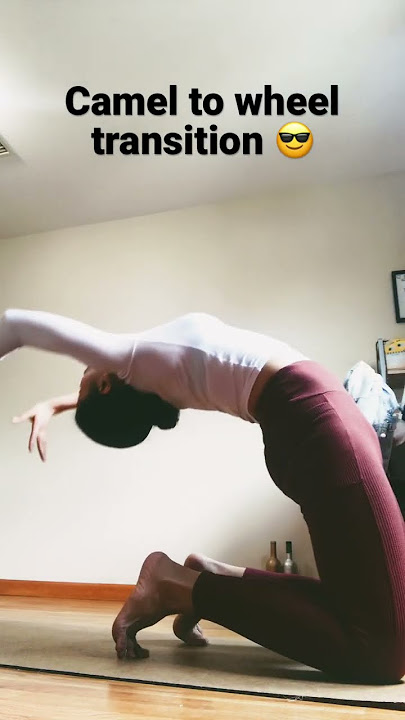 Trying my camel to wheel transition #yoga #fyp #trending #transition