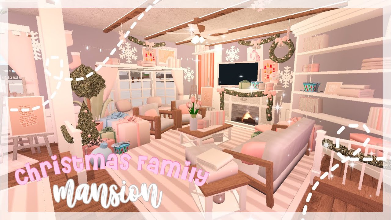 BLOXBURG| Christmas Family Mansion | House Build - YouTube