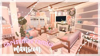 BLOXBURG| Christmas Family Mansion | House Build