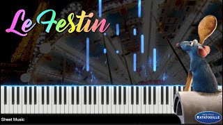 Le Festin (Disney Animation) - Ratatouille OST. (Easy key:F Major) by Tully Piano