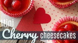Mini Cherry Cheesecake Bites