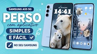 🩵🧊🐻‍❄️Polar bear customization with liquid glass effect on Samsung screenshot 1