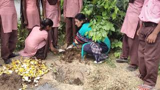 Campost Banana - From Garbage To Garden U. P. S. Bagbana, Block-Chaka, Prayagraj