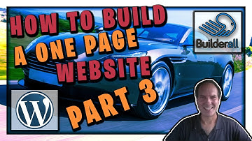 How To Build A 1 Page Website Part 3 | Builderall Tips Tricks and Hacks