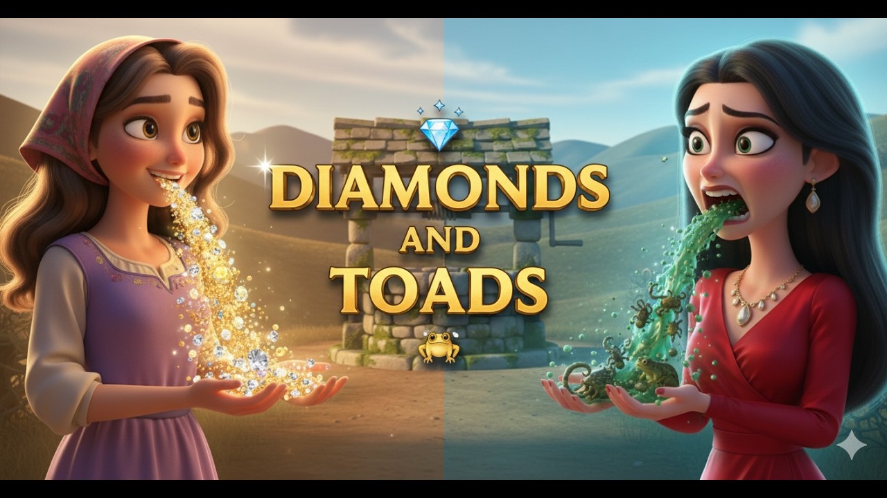 Kindness vs Greed: Diamonds and Toads | Fairy Tale