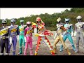 The 8 Power Rangers - Power Rangers Dino Charge