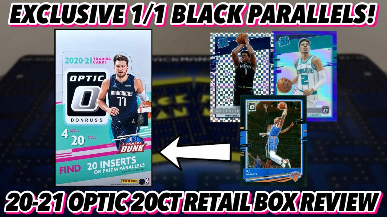 EXCLUSIVE 1/1 BLACK PARALLELS! | 2020-21 Panini Donruss Optic 