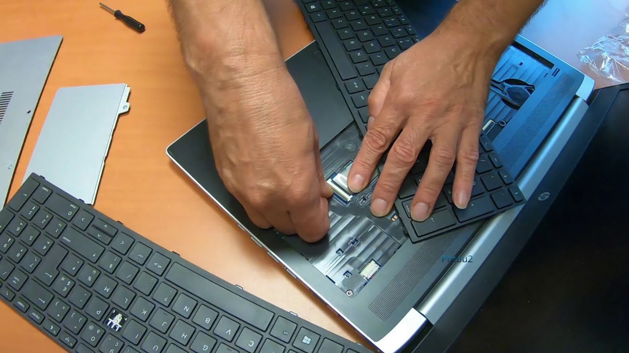 Plasturgie complète HP 645 G3 + clavier