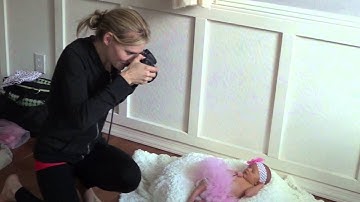 Behind the Scenes Photographing a Newborn Photo Shoot
