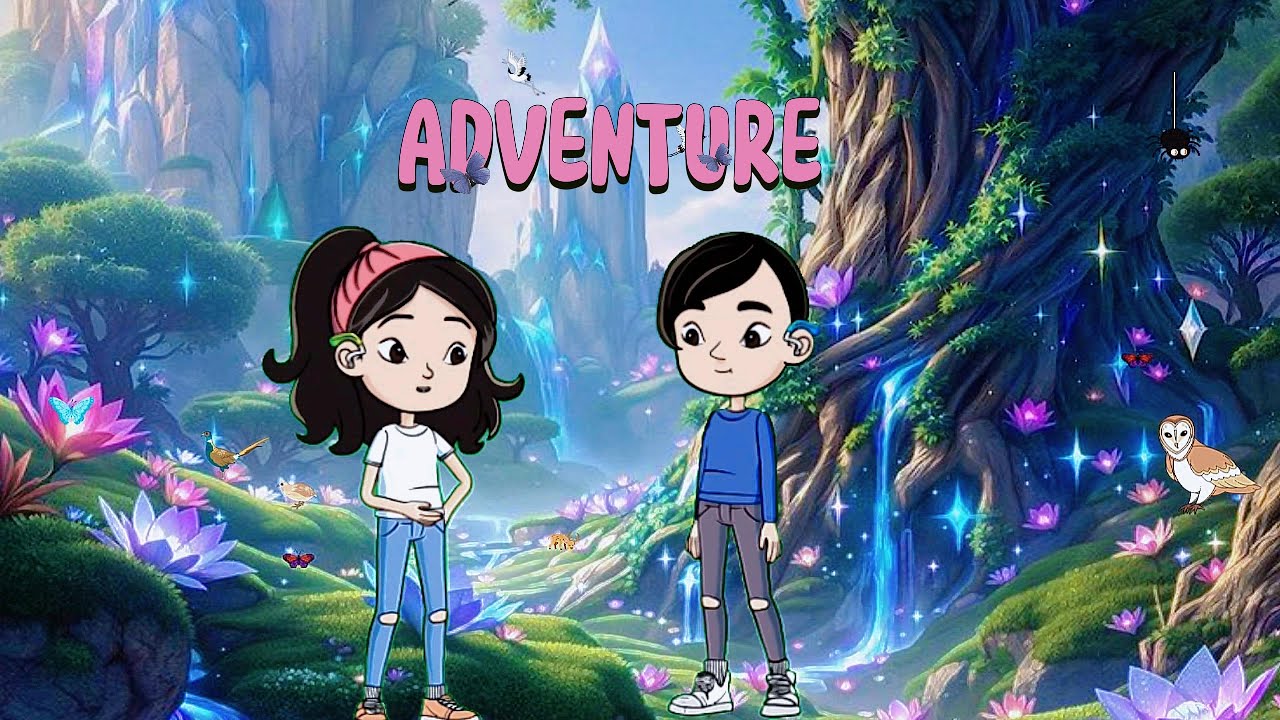 🌈 Maya and Zack’s Magical Quest | Adventure Story for Kids | The Crystal of Wonder.