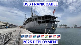 US Navy's Military Sealift Command | USS Frank Cable (AS 40) | 2025 Deployment