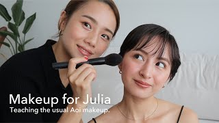 【メイク】Juliaちゃんにアオイ流メイクしてみた💄✨