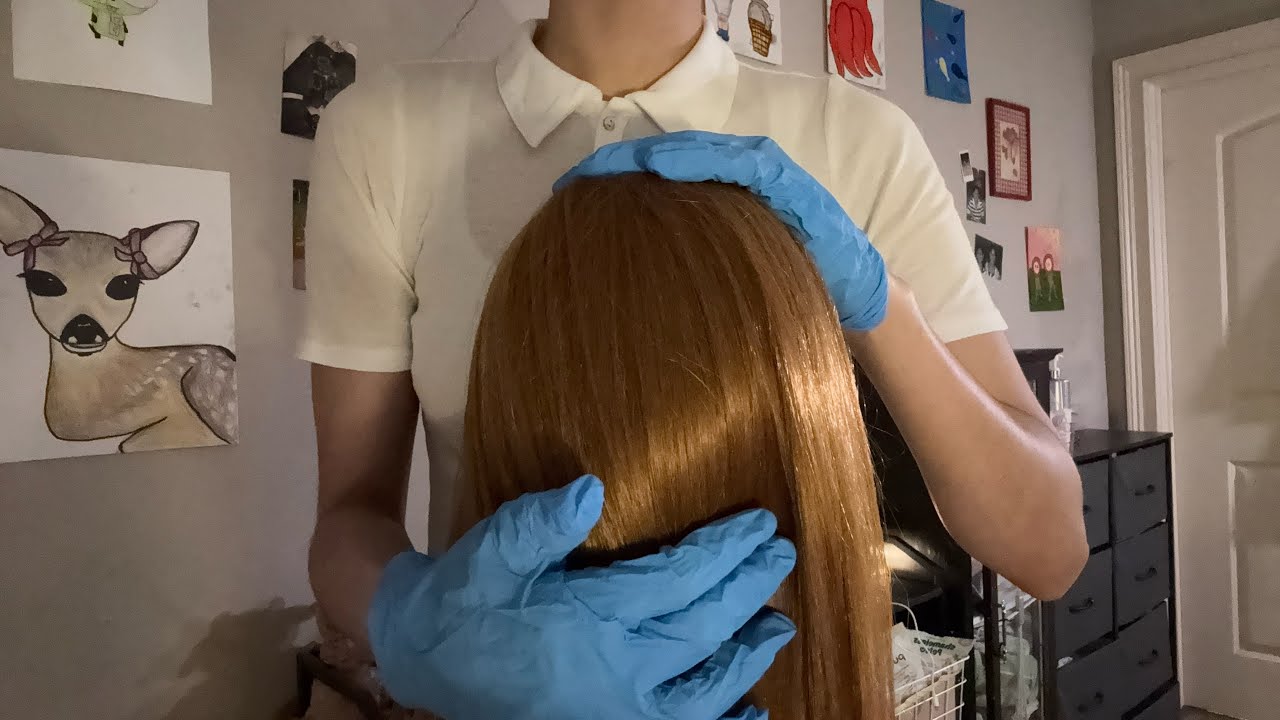 ASMR Lice Check School Nurse 👩‍⚕️