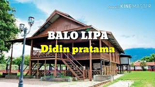 LAGU BUGIS : 'BALO LIPA' Voc. Didin pratama Cipt. Ansar S (Lyric)