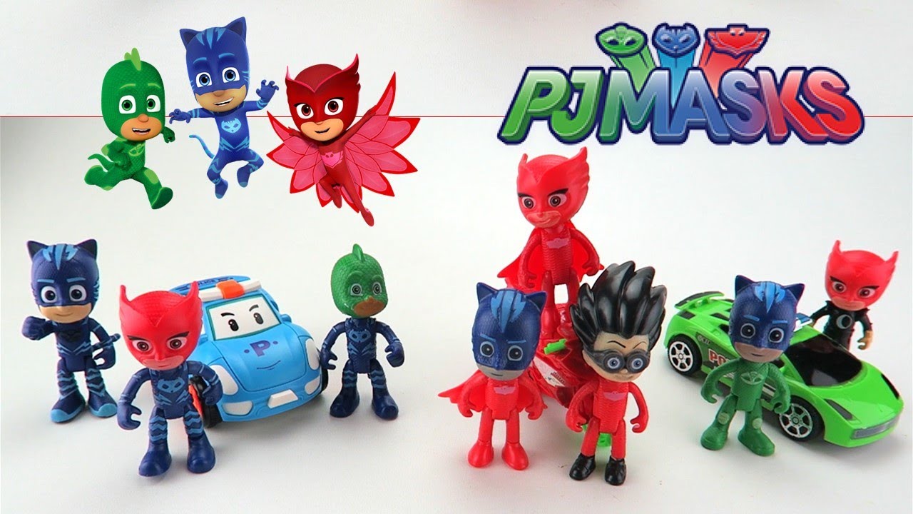 ️ PJ Masks Toys 💚 PJ Masks Learn Colors 💙 PJ Masks Wrong Heads Toys ️