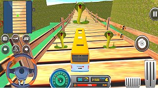 Uphill Offroad Bus Driving Simulator - Tourist Passengers Bus Games - Android Gameplay screenshot 5