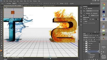 Photoshop element text |FIRE| Tutorial EASY