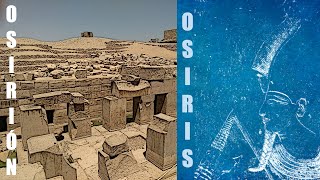 OSIRIS 🔴  Mitología egipcia 🔴 El Osireion u Osirión de Abidos