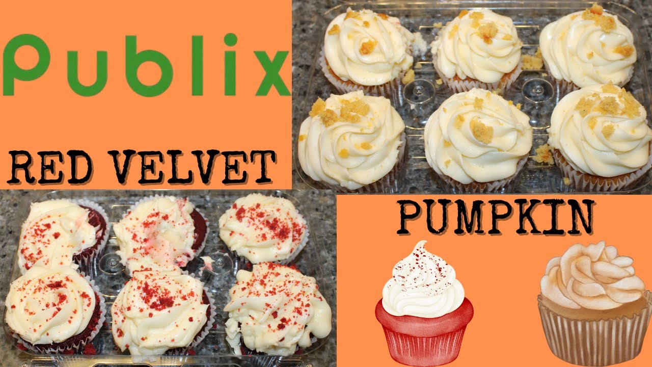 Publix Cream Cheese Iced Pumpkin Cupcakes & Cream Cheese Iced Red Velvet Cupcakes Review