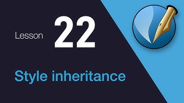 22) Style inheritance in Scribus