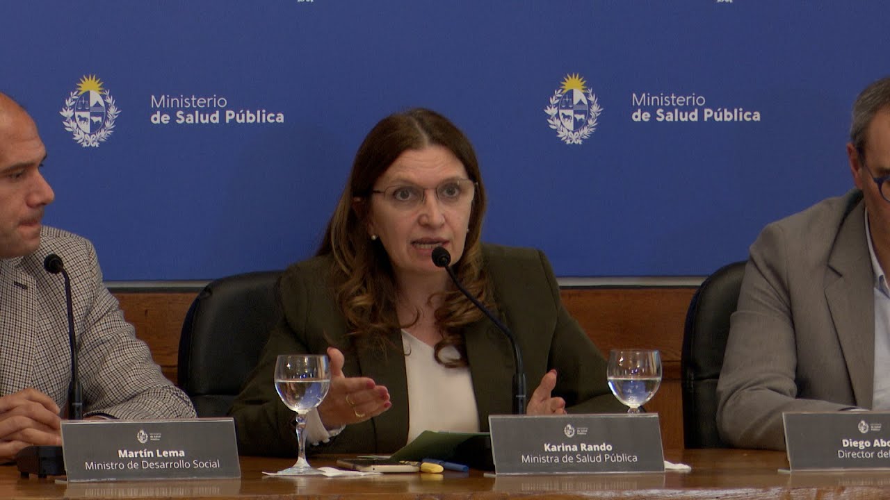 Palabras de la ministra de Salud Pública, Karina Rando - YouTube