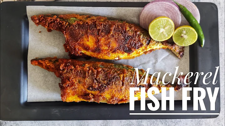Spicy and Crunchy Mackerel Fish Fry | Crispy Bangda Fry