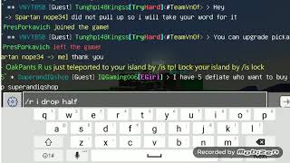 Spartan nope34 is a scammer on fallentech blue