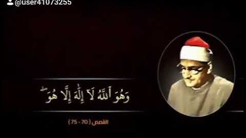 حالات واتس قرآن كريم😍 |المنشاوي رحمه الله ماتيسر من سورة القصص|