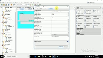 create a loading page in java gui