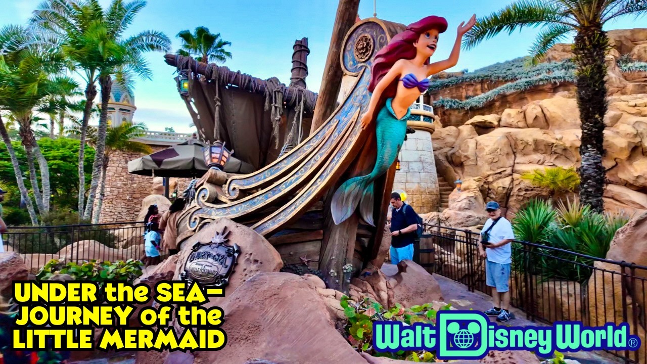 Under the Sea Journey of the Little Mermaid Ride Magic Kingdom at Walt ...