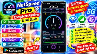 NetSpeed Pro Internet Speed Test App 2026 | Check WiFi & Mobile Speed | Free Android App screenshot 3